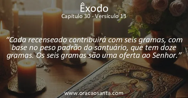Êxodo 30:13