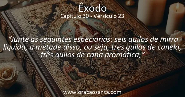 Êxodo 30:23