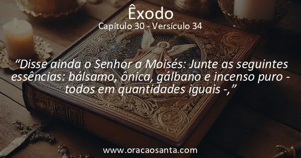 Êxodo 30:34