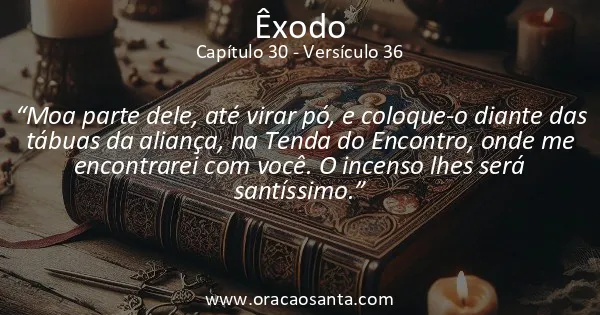 Êxodo 30:36