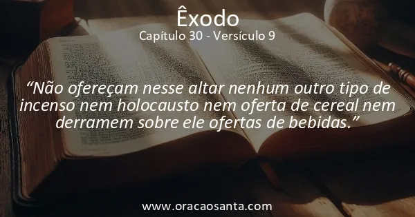Êxodo 30:9