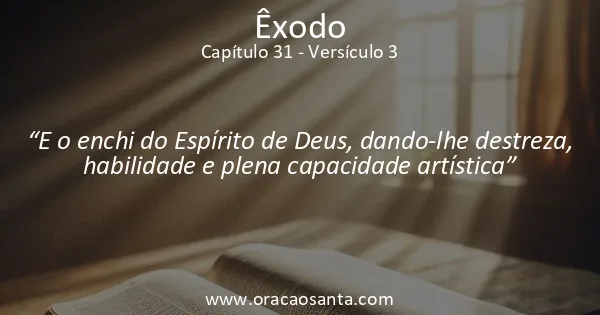 Êxodo 31:3
