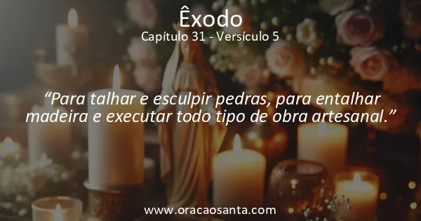 Êxodo 31:5
