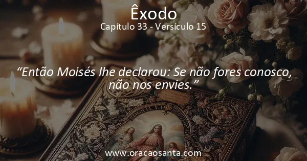 Êxodo 33:15