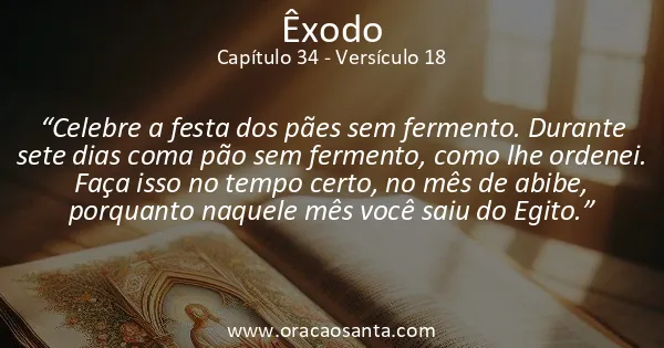 Êxodo 34:18