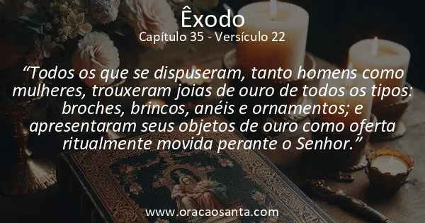 Êxodo 35:22