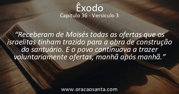 Êxodo 36:3