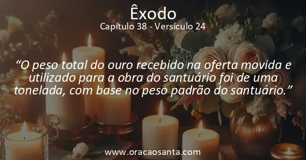 Êxodo 38:24