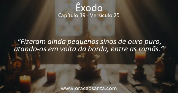 Êxodo 39:25