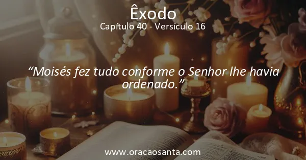 Êxodo 40:16