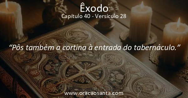 Êxodo 40:28