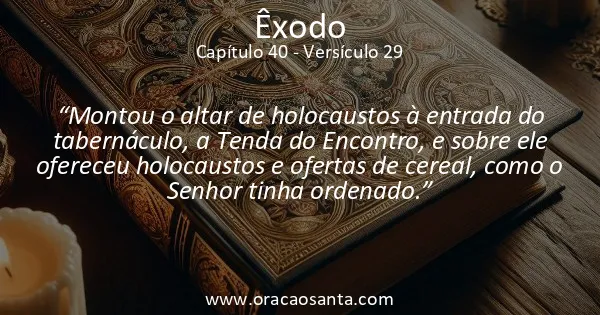 Êxodo 40:29