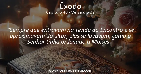 Êxodo 40:32