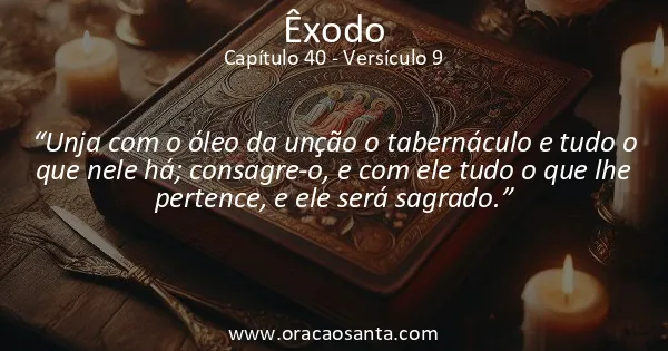 Êxodo 40:9