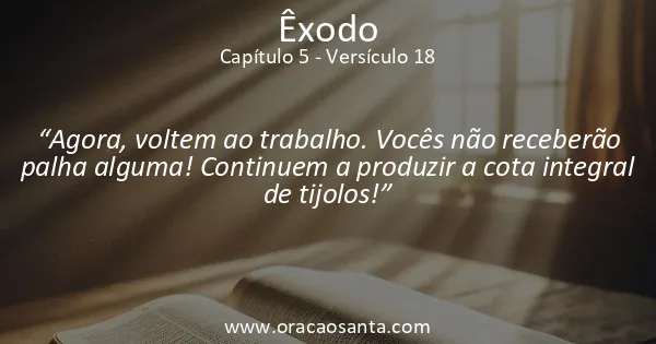 Êxodo 5:18