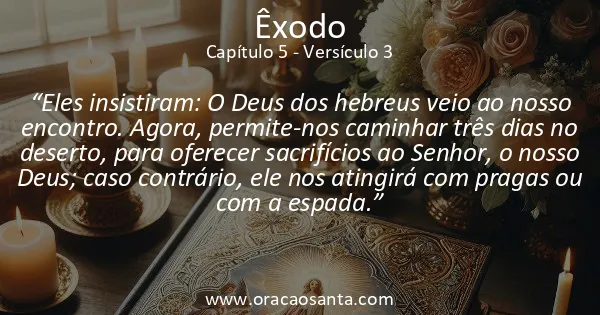 Êxodo 5:3