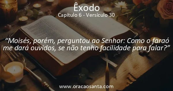 Êxodo 6:30