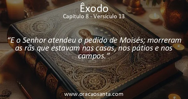 Êxodo 8:13