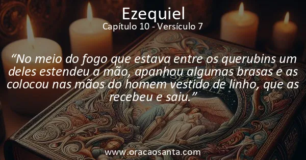 Ezequiel 10:7