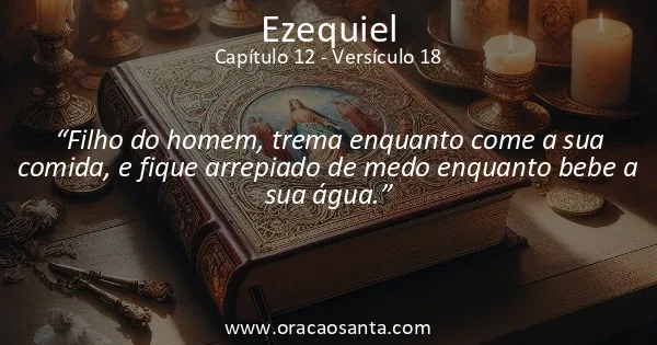 Ezequiel 12:18