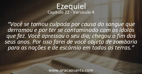 Ezequiel 22:4