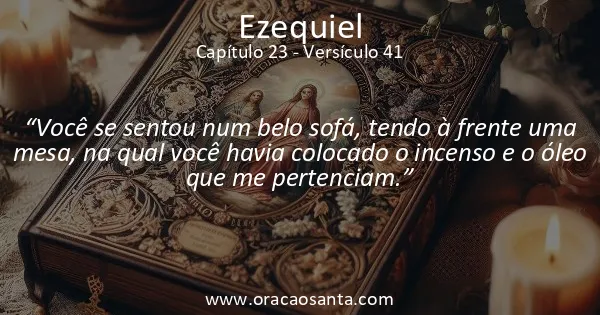 Ezequiel 23:41