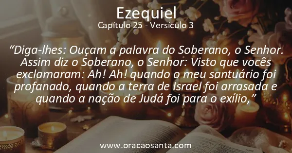 Ezequiel 25:3