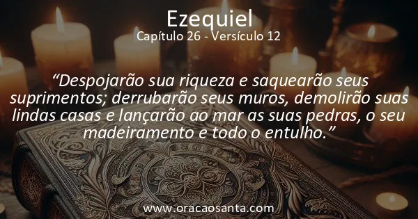 Ezequiel 26:12