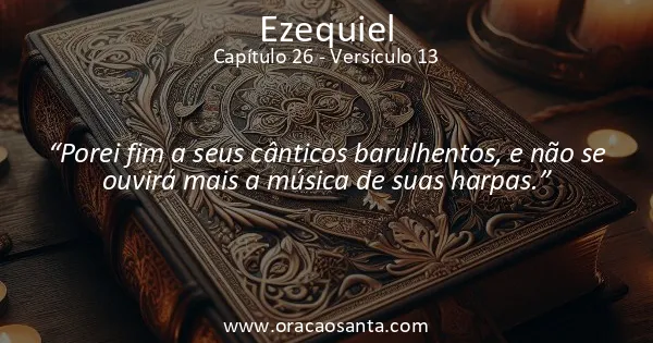 Ezequiel 26:13