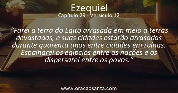 Ezequiel 29:12