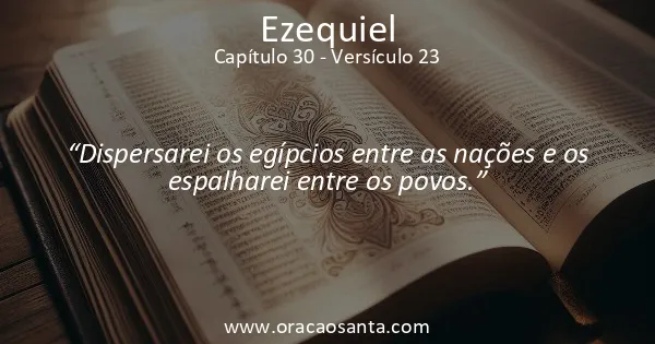 Ezequiel 30:23