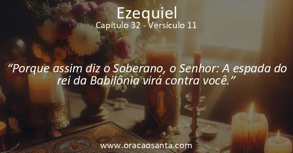Ezequiel 32:11
