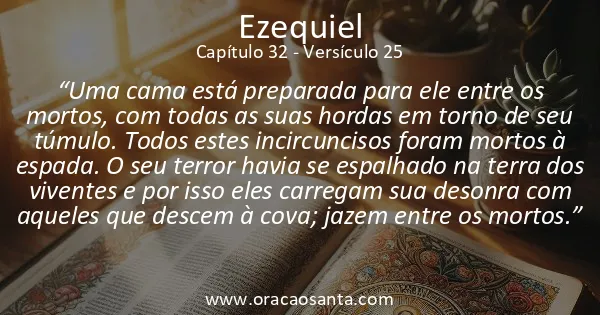 Ezequiel 32:25