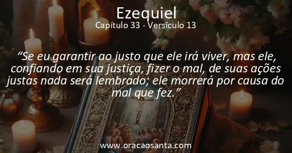 Ezequiel 33:13