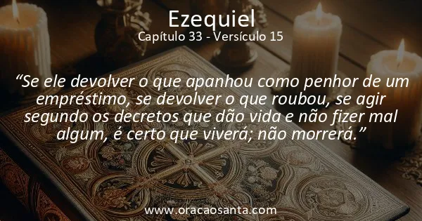 Ezequiel 33:15
