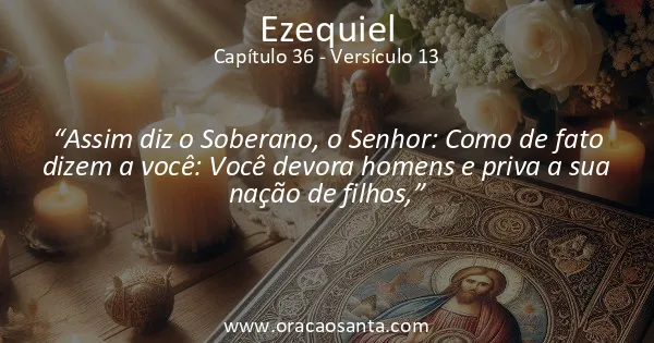 Ezequiel 36:13