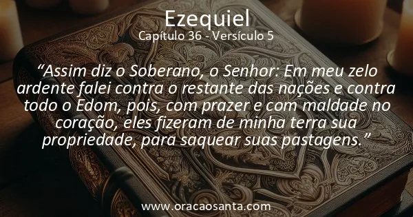 Ezequiel 36:5