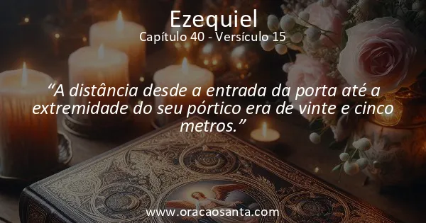 Ezequiel 40:15