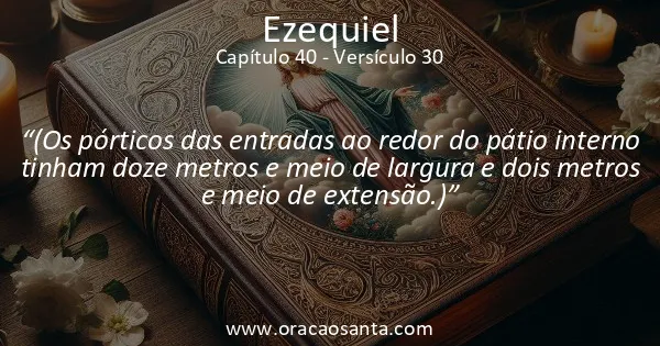 Ezequiel 40:30