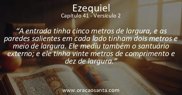Ezequiel 41:2