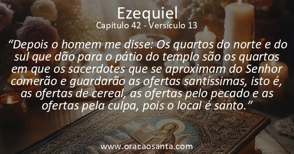 Ezequiel 42:13