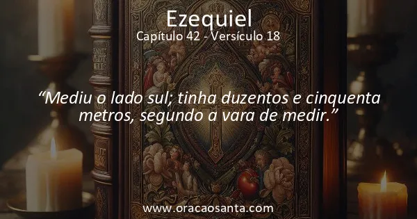 Ezequiel 42:18