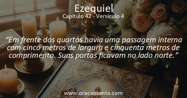 Ezequiel 42:4