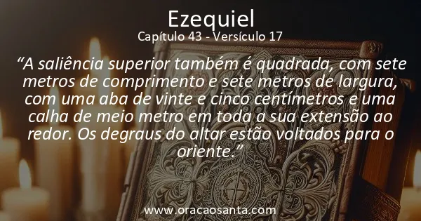 Ezequiel 43:17