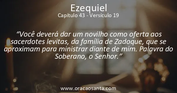 Ezequiel 43:19