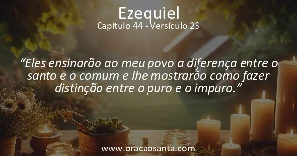 Ezequiel 44:23
