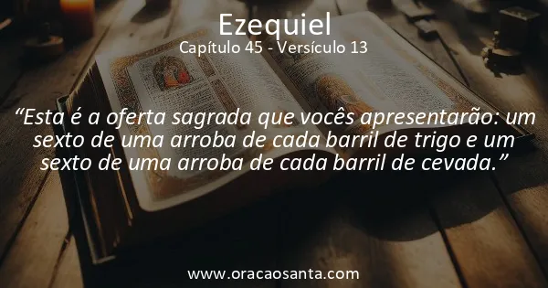 Ezequiel 45:13