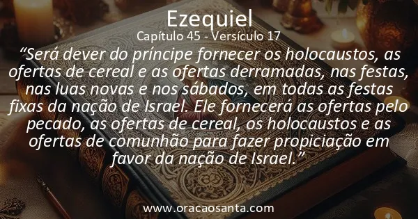 Ezequiel 45:17