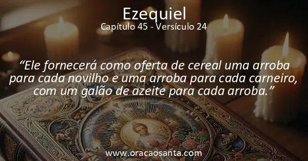 Ezequiel 45:24