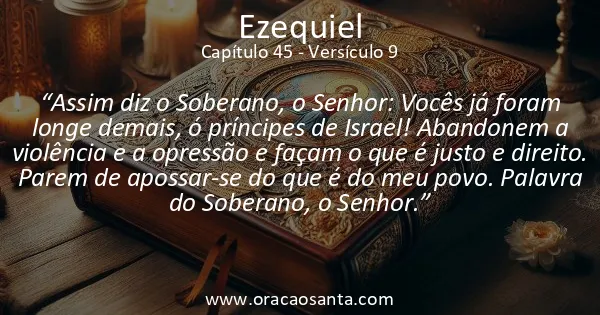 Ezequiel 45:9